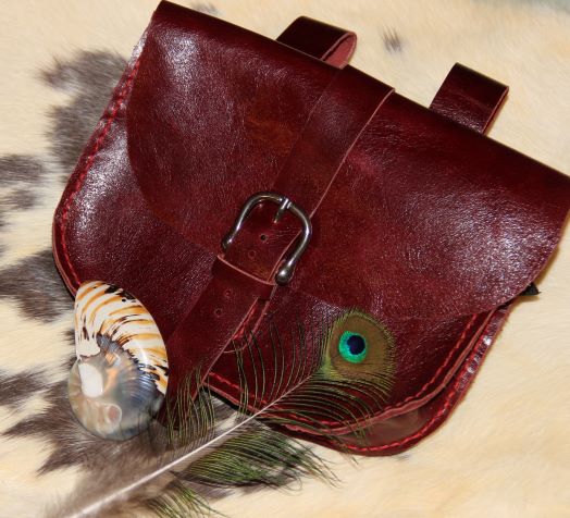 Gürteltasche dunkelrot
